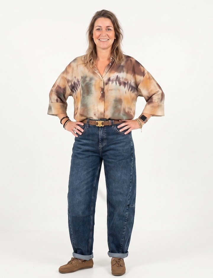 Barrel Patty Dark Denim
