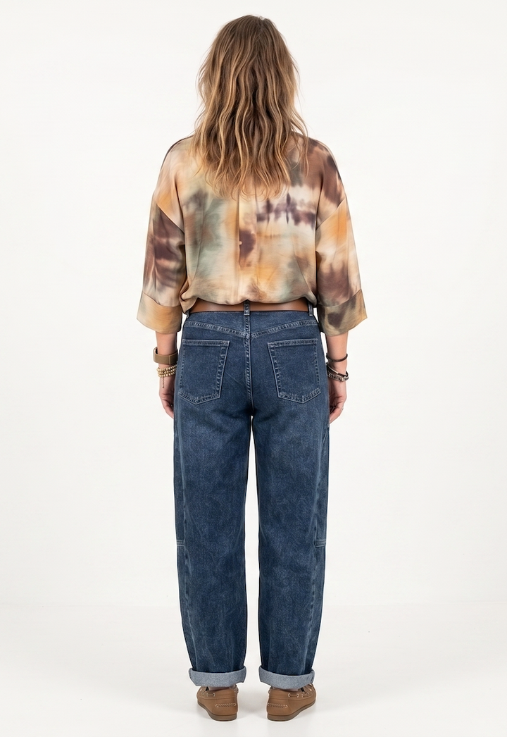 Barrel Patty Dark Denim