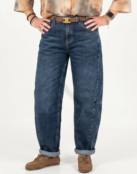 Barrel Patty Dark Denim
