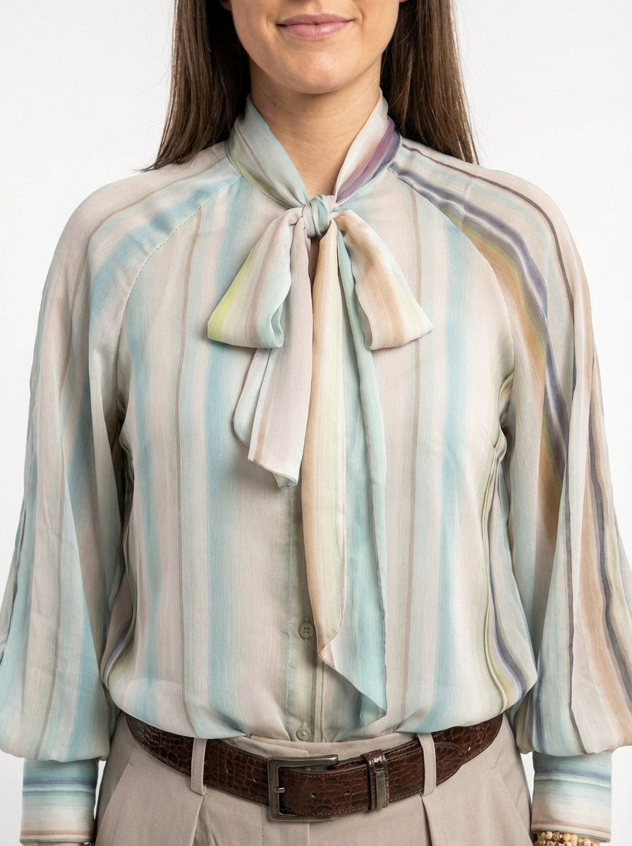 Blouse Lina Blauw